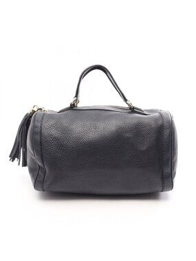Gucci Tote Soho Cellarius Navy Leather Interlocking Mini Boston Bag